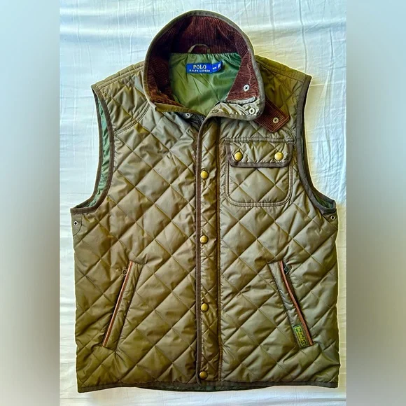 Polo by Ralph Lauren Quilted Vest - Medium - Green - Picture 2 of 13